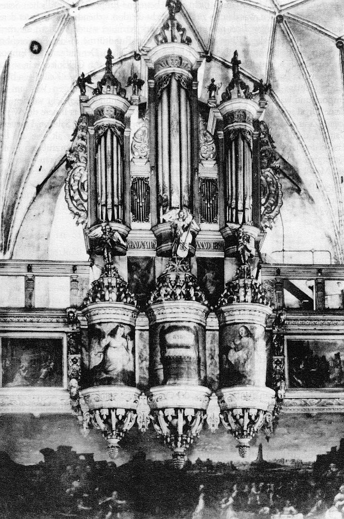 Gdańsk - Kościół Rektorski Ojców Karmelitów pw. św. Katarzyny, Chororgel Gdańsk - Kościół Rektorski Ojców Karmelitów pw. św. Katarzyny, Chororgel